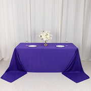 90" x 156" Scuba Polyester Rectangular Tablecloth