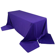 90" x 156" Scuba Polyester Rectangular Tablecloth