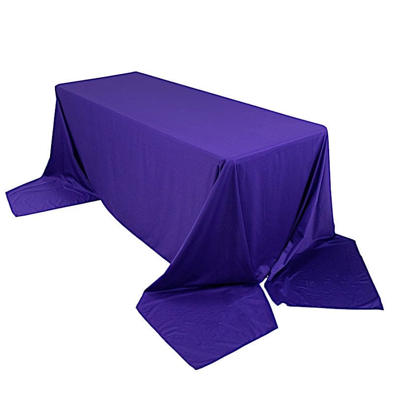 90" x 156" Scuba Polyester Rectangular Tablecloth