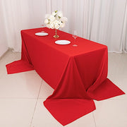 90" x 156" Scuba Polyester Rectangular Tablecloth