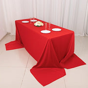 90" x 156" Scuba Polyester Rectangular Tablecloth