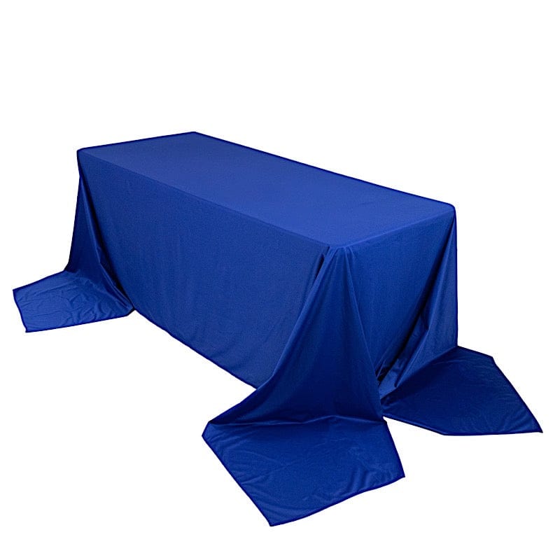 90" x 156" Scuba Polyester Rectangular Tablecloth