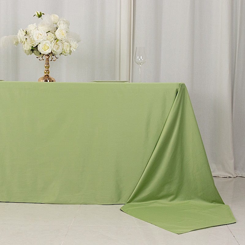 90" x 156" Scuba Polyester Rectangular Tablecloth