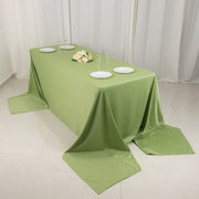 90" x 156" Scuba Polyester Rectangular Tablecloth