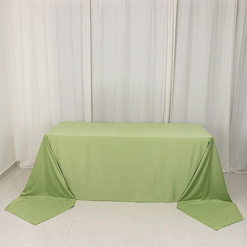 90" x 156" Scuba Polyester Rectangular Tablecloth