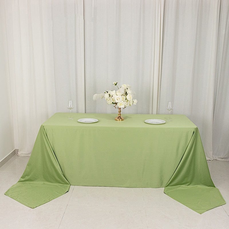 90" x 156" Scuba Polyester Rectangular Tablecloth