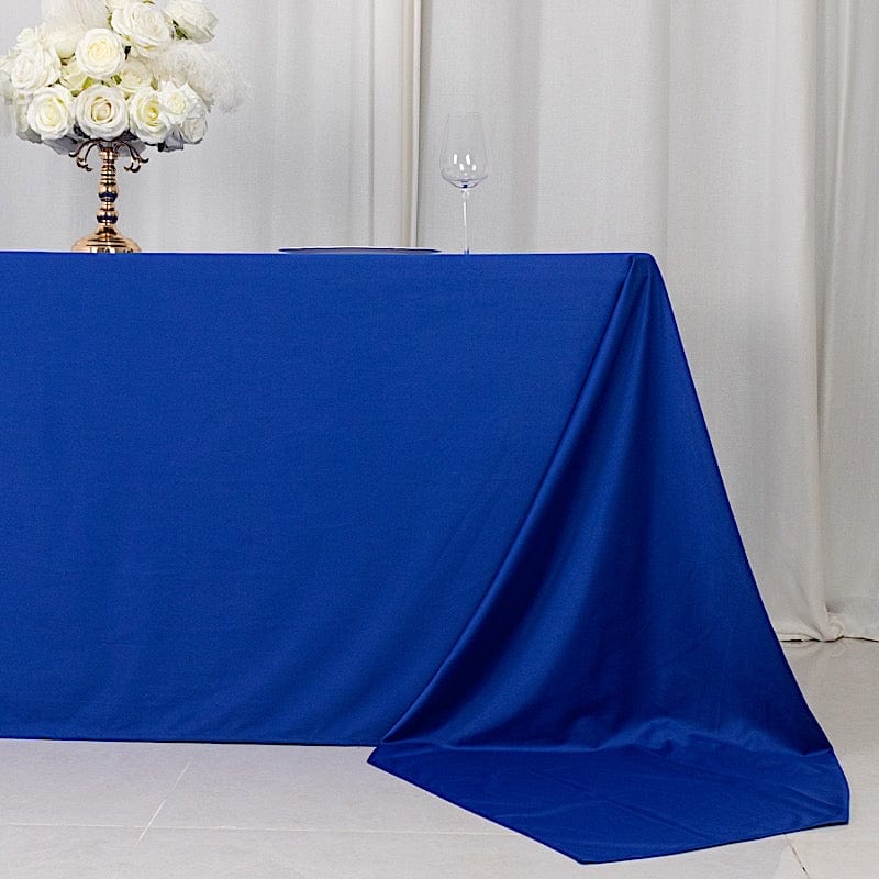 90" x 156" Scuba Polyester Rectangular Tablecloth