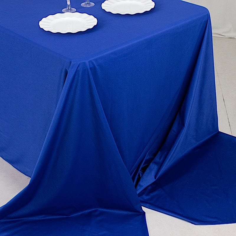 90" x 156" Scuba Polyester Rectangular Tablecloth