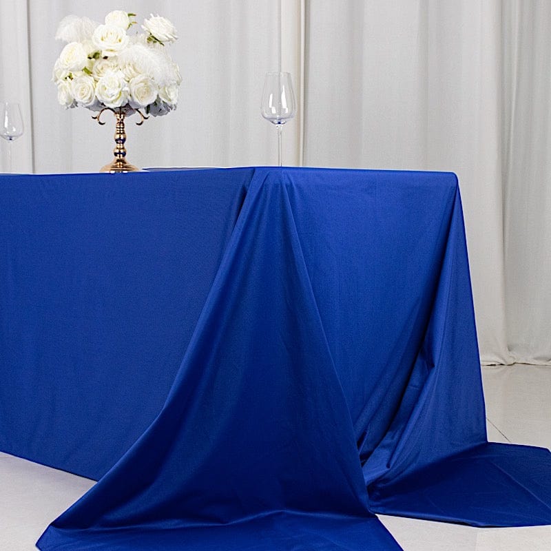 90" x 156" Scuba Polyester Rectangular Tablecloth
