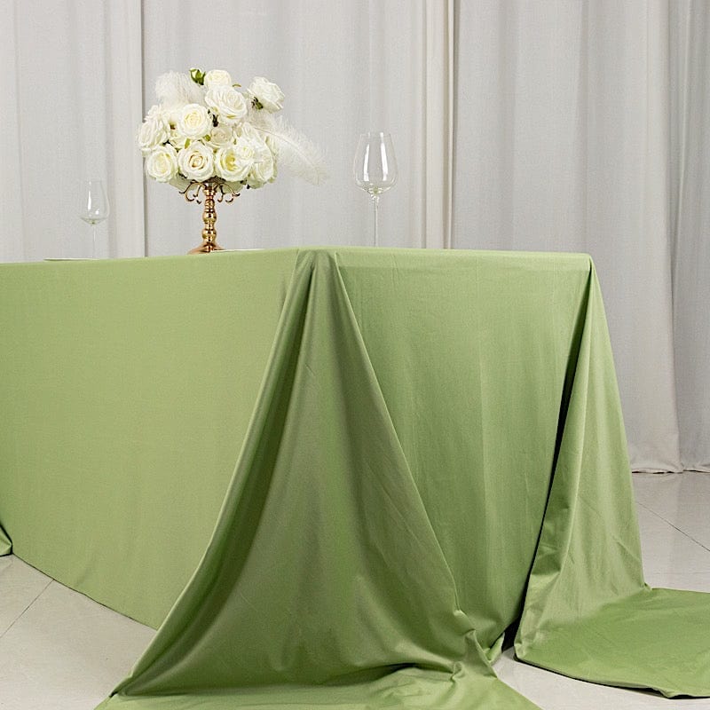 90" x 156" Scuba Polyester Rectangular Tablecloth