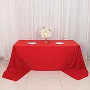 90" x 156" Scuba Polyester Rectangular Tablecloth