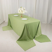 90" x 156" Scuba Polyester Rectangular Tablecloth