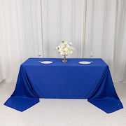90" x 156" Scuba Polyester Rectangular Tablecloth