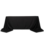 90" x 156" Scuba Polyester Rectangular Tablecloth TAB_SCUBA_90156_BLK