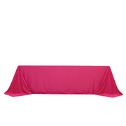 90" x 156" Scuba Polyester Rectangular Tablecloth TAB_SCUBA_90156_FUSH