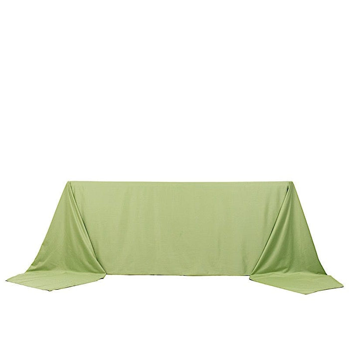 90" x 156" Scuba Polyester Rectangular Tablecloth TAB_SCUBA_90156_SAGE
