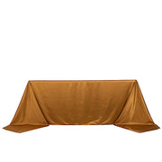 90" x 156" Scuba Polyester Rectangular Tablecloth TAB_SCUBA_SH_90156_GOLD