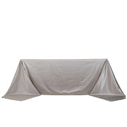 90" x 156" Scuba Polyester Rectangular Tablecloth TAB_SCUBA_SH_90156_SILV