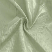 90" x 90" Metallic Crinkled Taffeta Table Overlay
