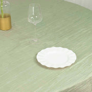 90" x 90" Metallic Crinkled Taffeta Table Overlay