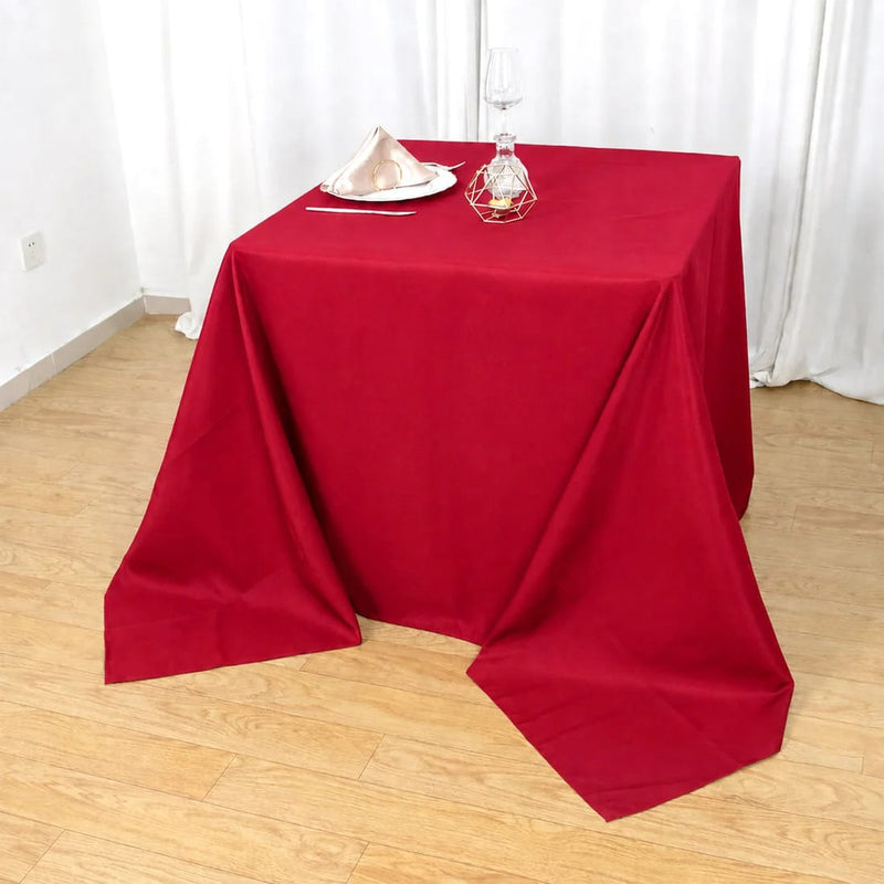 90" x 90" Premium Polyester Square Tablecloth