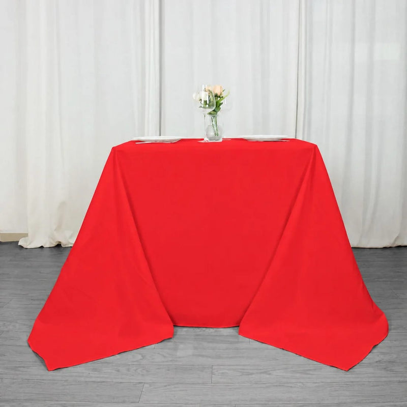 90" x 90" Premium Polyester Square Tablecloth