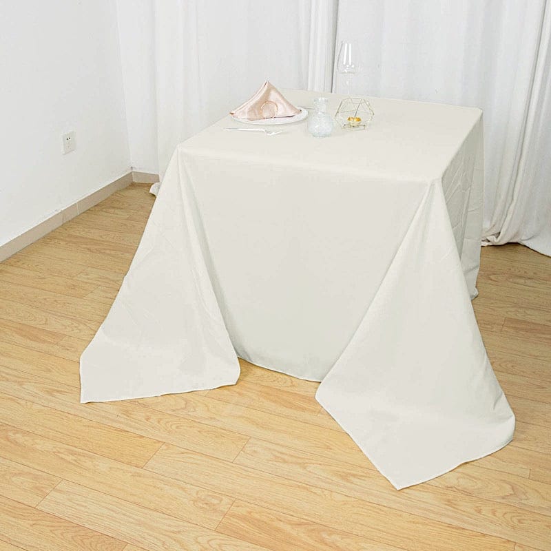 90" x 90" Premium Polyester Square Tablecloth