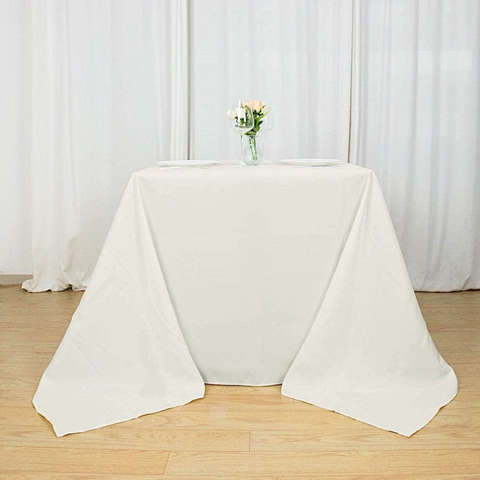 90" x 90" Premium Polyester Square Tablecloth