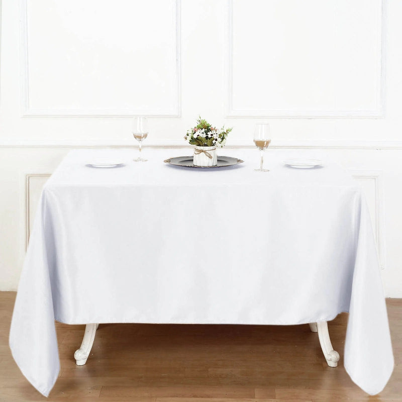 90" x 90" Premium Polyester Square Tablecloth