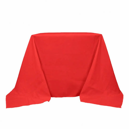 90" x 90" Premium Polyester Square Tablecloth TAB_SQUR_90_RED_PRM