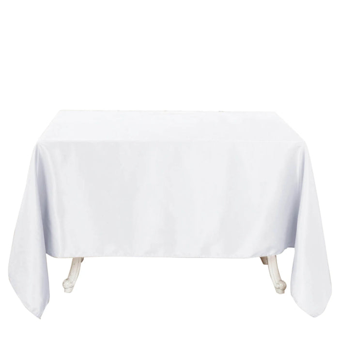 90" x 90" Premium Polyester Square Tablecloth TAB_SQUR_90_WHT_PRM
