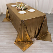 90"x132" Polyester Rectangular Tablecloth with Sequin Dots