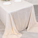 90"x132" Polyester Rectangular Tablecloth with Sequin Dots