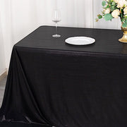 90"x132" Polyester Rectangular Tablecloth with Sequin Dots