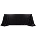90"x132" Polyester Rectangular Tablecloth with Sequin Dots TAB_SHIM_90132_BLK