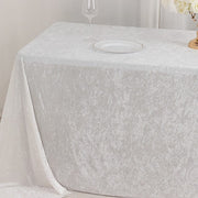 90"x132" Premium Velvet Rectangular Tablecloth