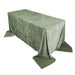 90"x132" Premium Velvet Rectangular Tablecloth TAB_VEL01_90132_SAGE