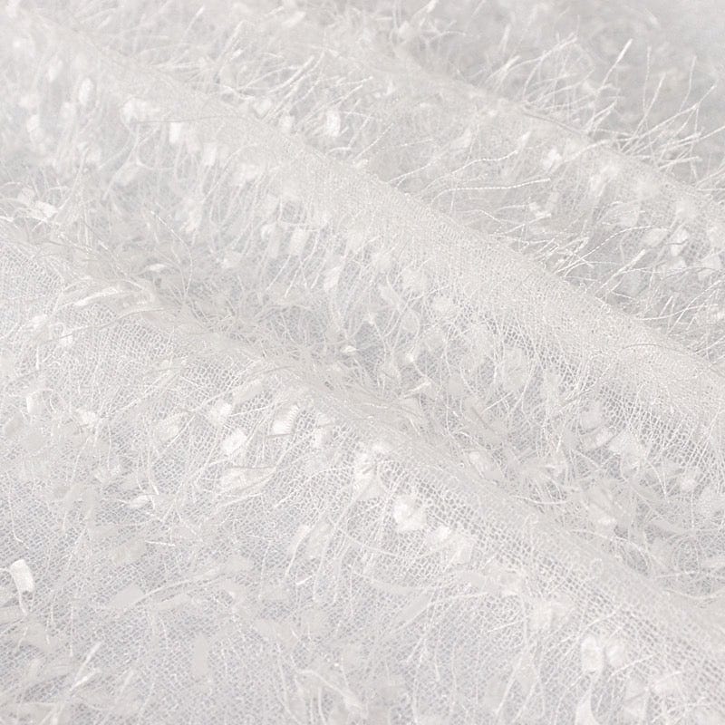 90"x156" Fringe Shag Polyester Rectangular Tablecloth