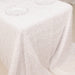 90"x156" Fringe Shag Polyester Rectangular Tablecloth