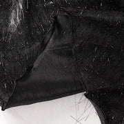 90"x156" Polyester Rectangular Tablecloth with Metallic Tinsel