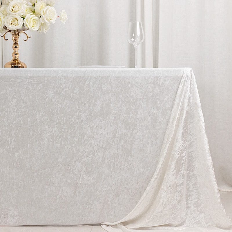 90"x156" Premium Velvet Rectangular Tablecloth