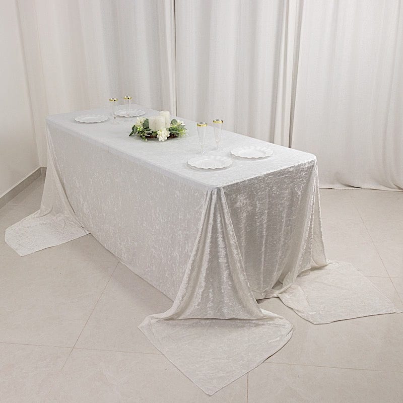 90"x156" Premium Velvet Rectangular Tablecloth