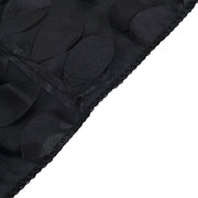 90"x156" Taffeta Rectangular Tablecloth with 3D Leaves Design