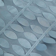 90"x156" Taffeta Rectangular Tablecloth with 3D Leaves Design