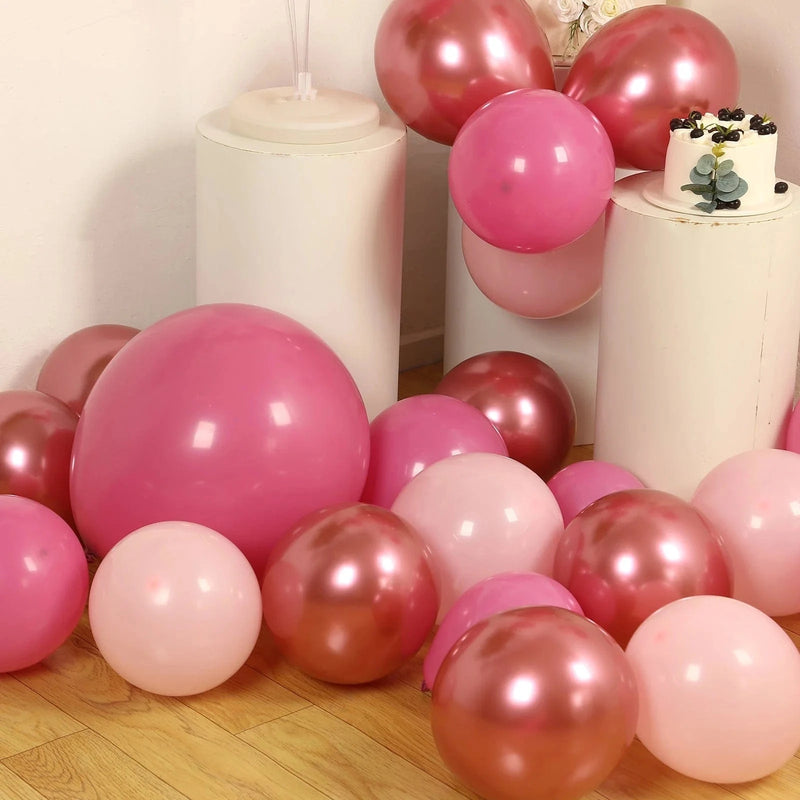 94 Biodegradable Latex Balloon Garland Kit - Rose Gold Pink BLOON_BIO_KIT04_PKRG