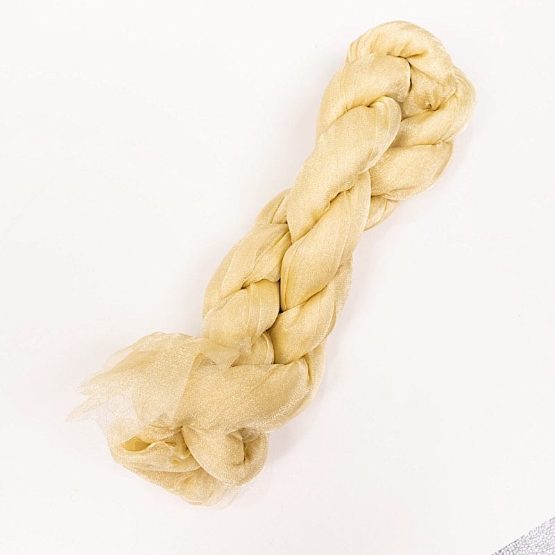 9ft Sheer Crinkled Organza Table Runner