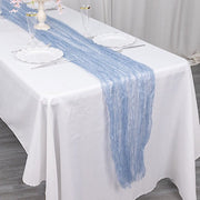 9ft Sheer Crinkled Organza Table Runner