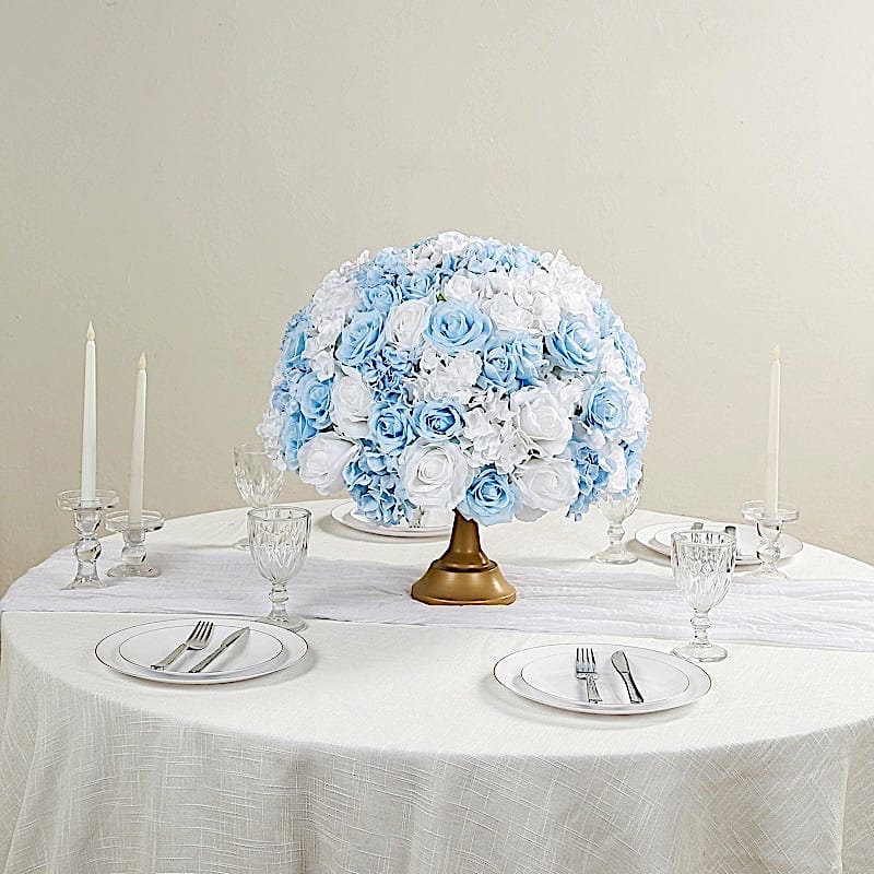 20" Pre-Arranged Artificial Rose Flower Balls Wedding Centerpiece
