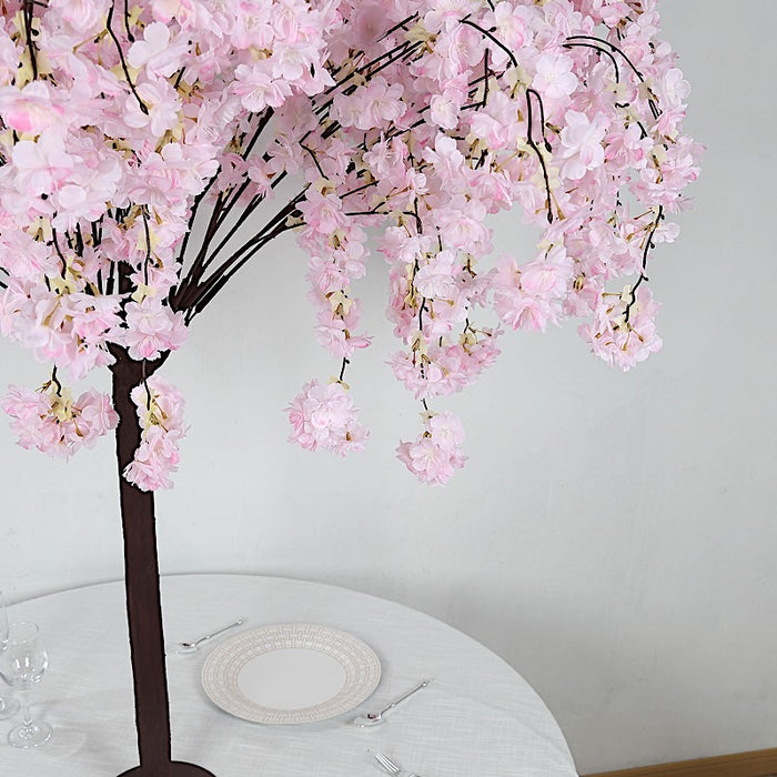 5 ft Artificial Cherry Blossom Tree With Detachable Metal Base