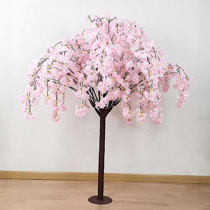 5 ft Artificial Cherry Blossom Tree With Detachable Metal Base